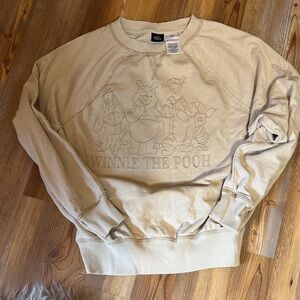 Disney Winnie the Pooh Tan Crewneck Sweatshirt
